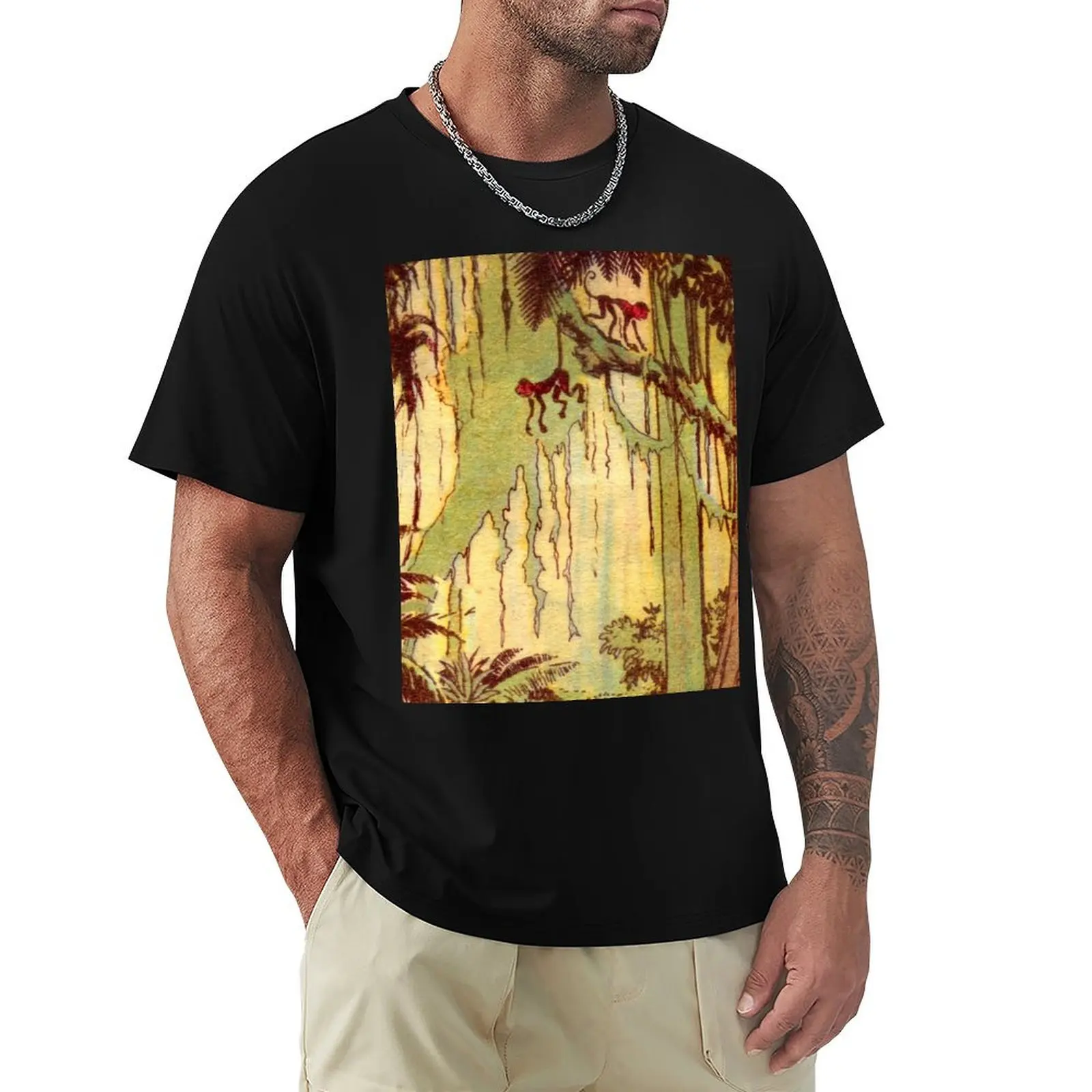 Jungle Monkeys T-Shirt korean fashion cotton graphic tees Short sleeve tee oversized t shirts for men
Jungle Monkeys T-Shirt korean fashion cotton graphic tees Short sleeve tee oversized t shirts for men