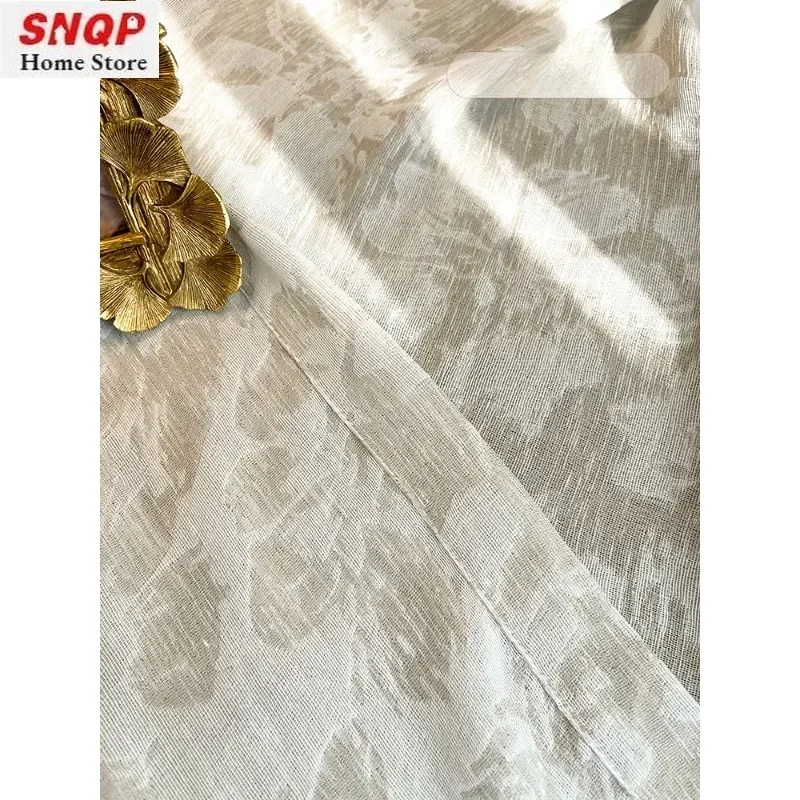 Cotton Linen Beige Double Jacquard Curtains For Living Room Bedroom Dining Door Screen Nature Vertically Decor Custom Size Tulle
Cotton Linen Beige Double Jacquard Curtains For Living Room Bedroom Dining Door Screen Nature Vertically Decor Custom Size Tulle