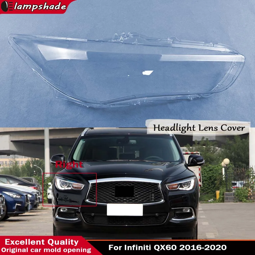 Headlight Cover Car Front Lens Glass Headlamp Shell Transparent Lampshade Auto Case For Infiniti QX60 2016 2017 2018 2019 2020
Headlight Cover Car Front Lens Glass Headlamp Shell Transparent Lampshade Auto Case For Infiniti QX60 2016 2017 2018 2019 2020