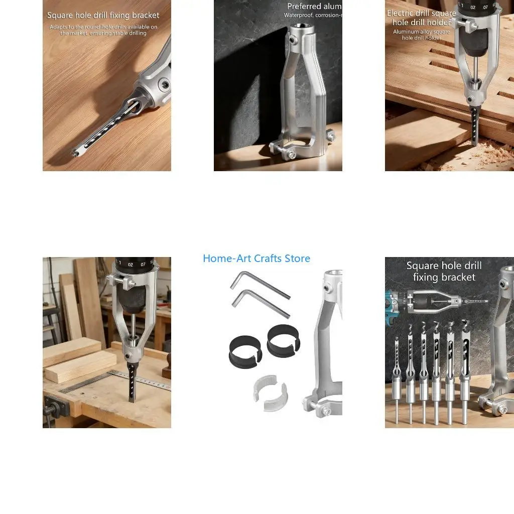 Y3NA Aluminum Square Hole Drill Bit Adapter Attachment for Most Standard Power Drills
Y3NA Aluminum Square Hole Drill Bit Adapter Attachment for Most Standard Power Drills