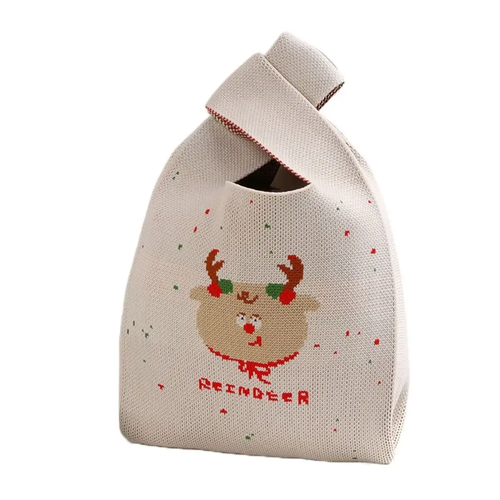 Cute Christmas Gift Christmas Knitted Handbag Cartoon Xmas Tree Knot Wrist Bag Purse Santa Claus Wool Bucket Bag Travel
Cute Christmas Gift Christmas Knitted Handbag Cartoon Xmas Tree Knot Wrist Bag Purse Santa Claus Wool Bucket Bag Travel