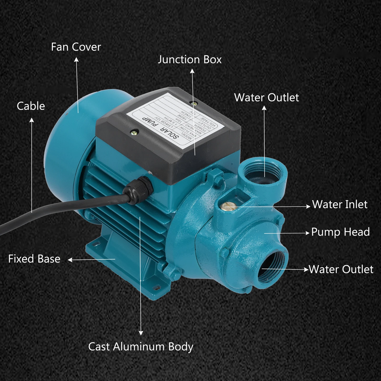 Unipolar Motor Pump Clean Unipolar Impeller Motor Horizontal Single Suction Irrigation Tool 15m 180W DC12V
Unipolar Motor Pump Clean Unipolar Impeller Motor Horizontal Single Suction Irrigation Tool 15m 180W DC12V