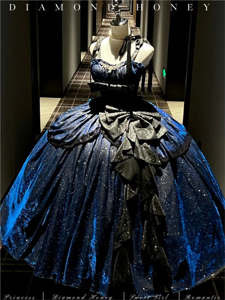 Blue long birthday adult dress
Blue long birthday adult dress
