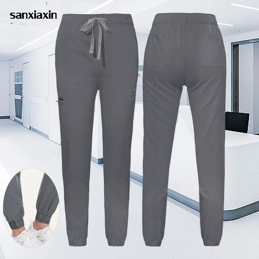 Pure Color Pocket Pants Unisex Scrub Pants Lab Surgical Uniform Bottoms Doctor Nurse Uniform Work Pants Medical Nursing Trousers
Pure Color Pocket Pants Unisex Scrub Pants Lab Surgical Uniform Bottoms Doctor Nurse Uniform Work Pants Medical Nursing Trousers