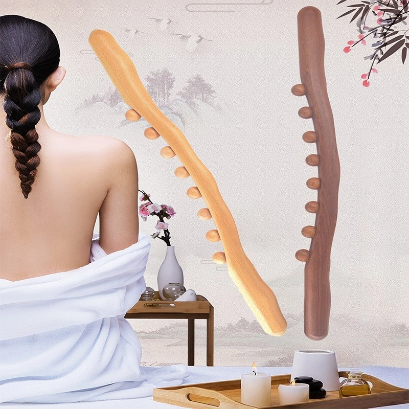 Carbonized 8 Bead Rolling Bar for Beauty Full Body Back Acupressure Massage Unblocking Meridians Health Care Massage Tool Stick
Carbonized 8 Bead Rolling Bar for Beauty Full Body Back Acupressure Massage Unblocking Meridians Health Care Massage Tool Stick