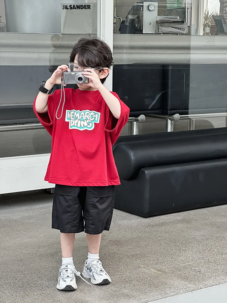 2024 Summer Hot Sale Children's Clothing Funny Print Kids Clothes Boys Short Sleeve T-shirt High Quality Cotton Tops Tee Shirts
2024 Summer Hot Sale Children's Clothing Funny Print Kids Clothes Boys Short Sleeve T-shirt High Quality Cotton Tops Tee Shirts
