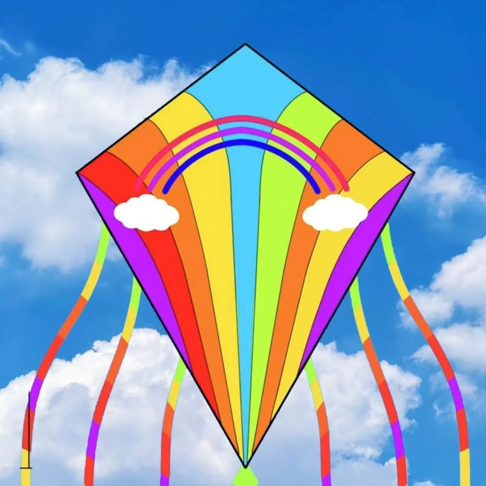 Easy To Fly Colorful Rainbow Kite Good Flying Long Tails Beach Kite Birthday Gift 100 Meter Kite Line Diamond Kite Fun Sports
Easy To Fly Colorful Rainbow Kite Good Flying Long Tails Beach Kite Birthday Gift 100 Meter Kite Line Diamond Kite Fun Sports