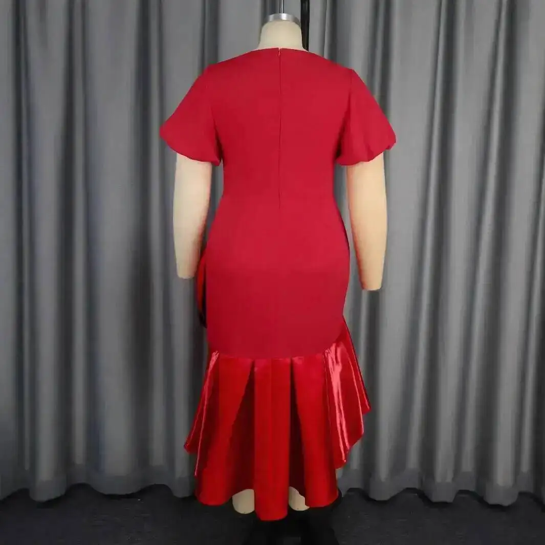 New Neck Square Am041137 Bubble Sleeve Fishtail Skirt Banquet Party Socialite High Waisted Dress Robe Vestido Women Elegant
New Neck Square Am041137 Bubble Sleeve Fishtail Skirt Banquet Party Socialite High Waisted Dress Robe Vestido Women Elegant