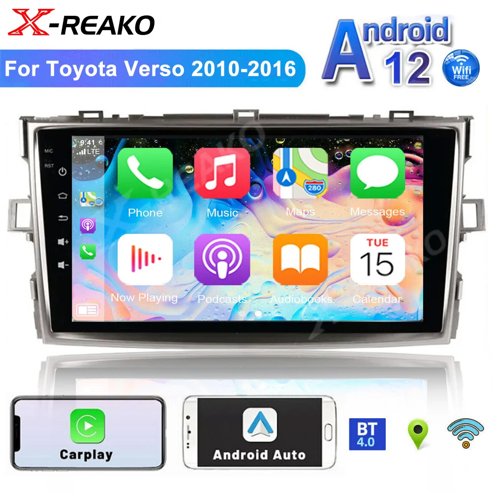 X-REAKO 2 Din Android 11 Car Stereo Radio For Toyota Verso R20 2009 - 2018 Multimedia Video Player GPS Navigation Carplay Auto
X-REAKO 2 Din Android 11 Car Stereo Radio For Toyota Verso R20 2009 - 2018 Multimedia Video Player GPS Navigation Carplay Auto