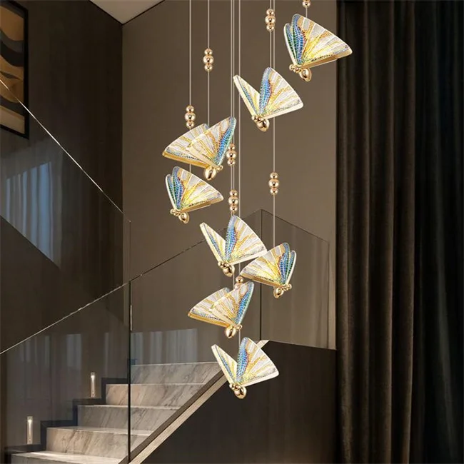Modern Chandelier LED Pendant Light Acrylic Zinc Alloy Butterfly Design Large Indoor Lighting Bulb Source Home Hotel
Modern Chandelier LED Pendant Light Acrylic Zinc Alloy Butterfly Design Large Indoor Lighting Bulb Source Home Hotel