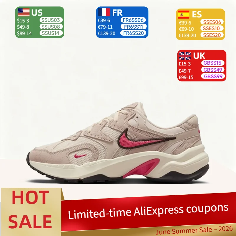 NikeAL8 Versatile Comfortable Anti-Slip Durable Lightweight Breathable Soft Low-Top Casual Shoes for Women Pink HJ7371-838
NikeAL8 Versatile Comfortable Anti-Slip Durable Lightweight Breathable Soft Low-Top Casual Shoes for Women Pink HJ7371-838