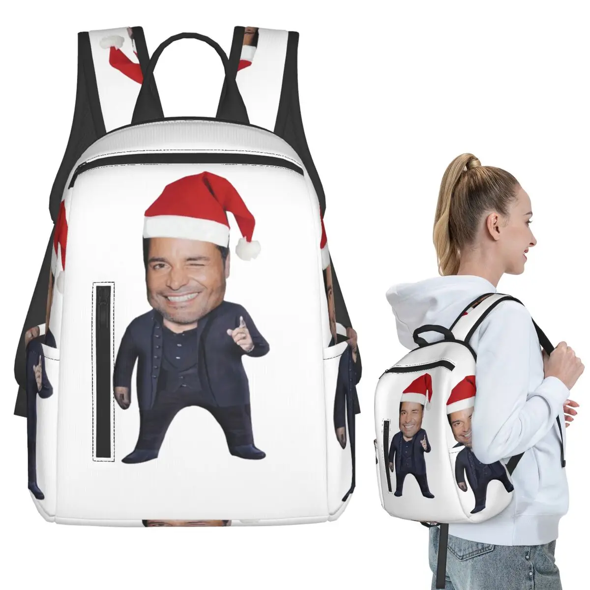 Рюкзак Chayanne Chiquito Meme, студенческая сумка для книг, детская школьная сумка, сумки на плечо для ноутбука, мужские и женские сумки
Рюкзак Chayanne Chiquito Meme, студенческая сумка для книг, детская школьная сумка, сумки на плечо для ноутбука, мужские и женские сумки