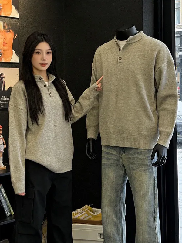 Мужской вязаный свитер с цветочным узором и воротником хенли, зимний, в стиле кэжуал, премиум-класса, Cleanfit, для ношения под одеждой, мягкий, в американском стиле
Мужской вязаный свитер с цветочным узором и воротником хенли, зимний, в стиле кэжуал, премиум-класса, Cleanfit, для ношения под одеждой, мягкий, в американском стиле