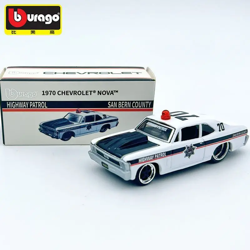 Bburago 1:64 Scale 1970 Chevrolet Police Car Diecast Model Collectible Decoration Exquisite Toy Car Gift For Boys
Bburago 1:64 Scale 1970 Chevrolet Police Car Diecast Model Collectible Decoration Exquisite Toy Car Gift For Boys