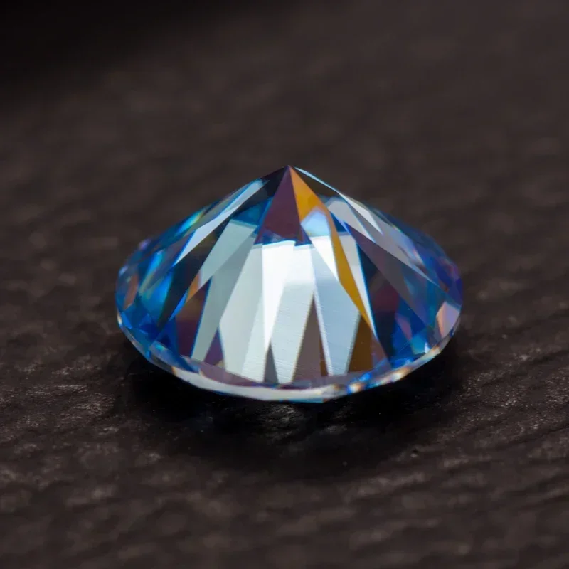 NEW Moissanite Ice Blue Colour Round Cut Colored Gemstones Lab Created Loose Stone Used Jewelry Production with GRA Certificate
NEW Moissanite Ice Blue Colour Round Cut Colored Gemstones Lab Created Loose Stone Used Jewelry Production with GRA Certificate