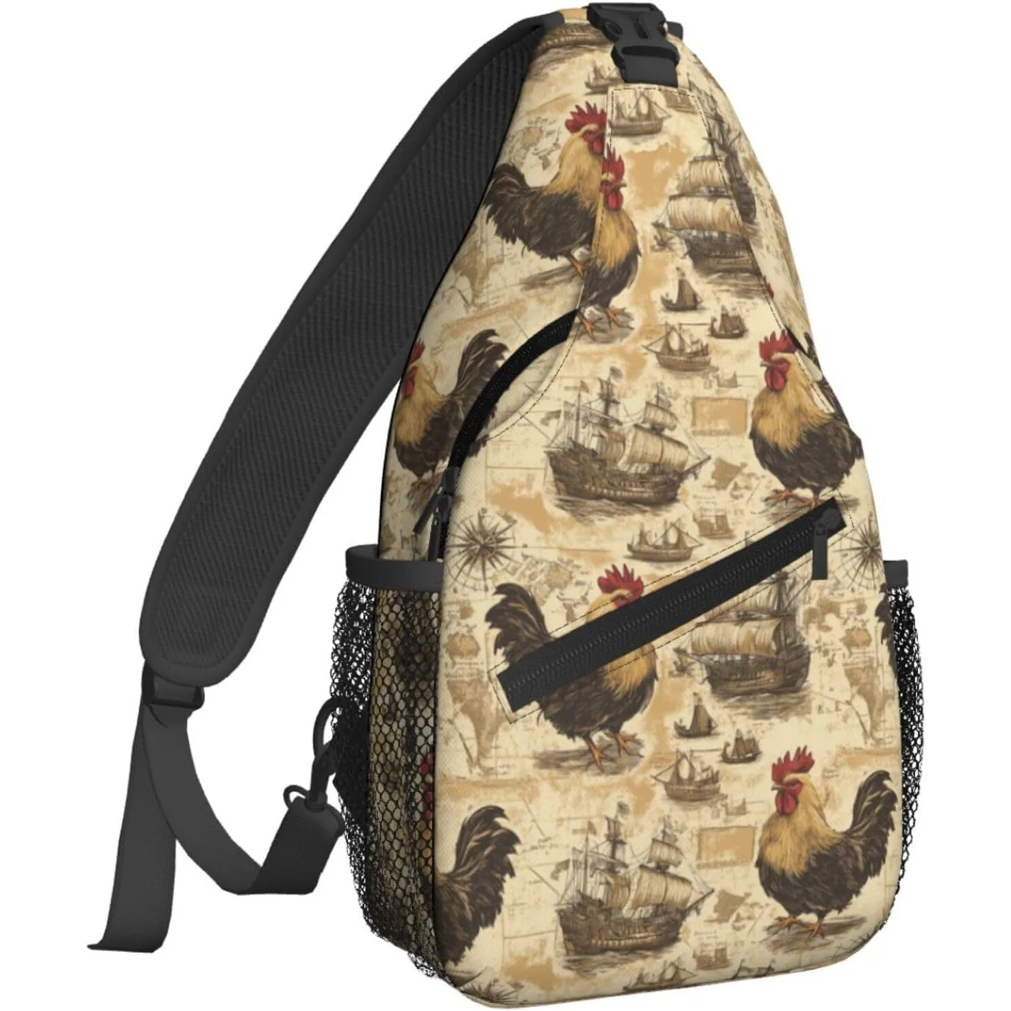 Navigation Rooster Sling Bag For Women Crossbody Shoulder Bag Casual Daypack Backpacks Men Chest Bag Gym Cycling Travel Hiking
Navigation Rooster Sling Bag For Women Crossbody Shoulder Bag Casual Daypack Backpacks Men Chest Bag Gym Cycling Travel Hiking