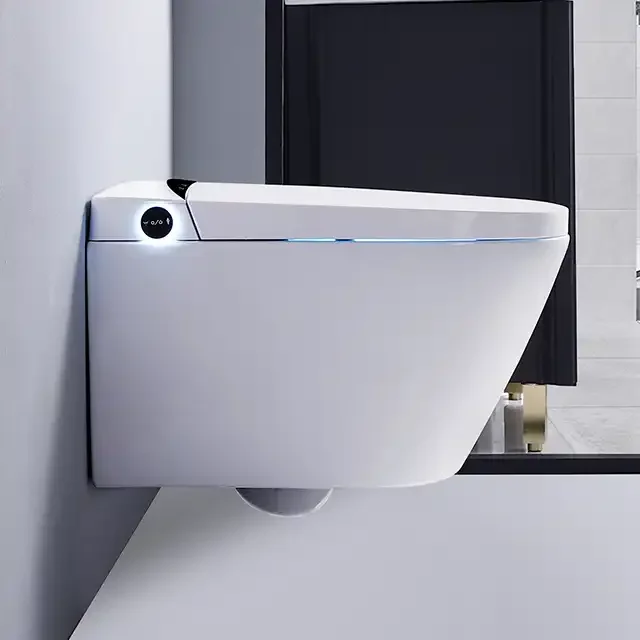Tankless Siphon Flushing One Piece Smart Toilet Bowl Hanging Wall Mounted Intelligent Toilet
Tankless Siphon Flushing One Piece Smart Toilet Bowl Hanging Wall Mounted Intelligent Toilet