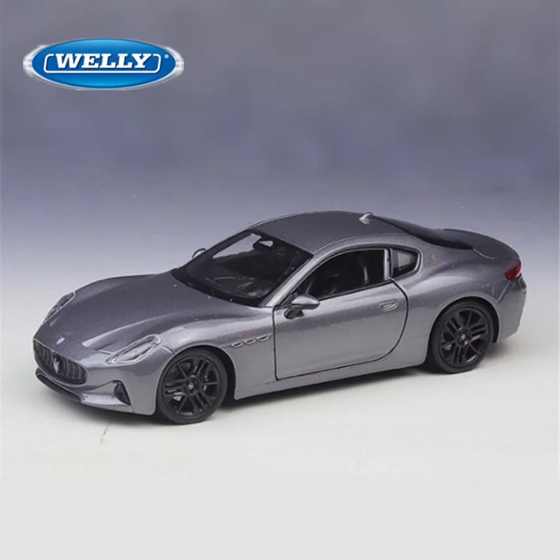 Welly 1/24 Maserati Granturismo Folgore 2023, купе, модель спортивного автомобиля из сплава, литая под давлением металлическая гоночная машина, модель автомобиля, детская игрушка в подарок
Welly 1/24 Maserati Granturismo Folgore 2023, купе, модель спортивного автомобиля из сплава, литая под давлением металлическая гоночная машина, модель автомобиля, детская игрушка в подарок