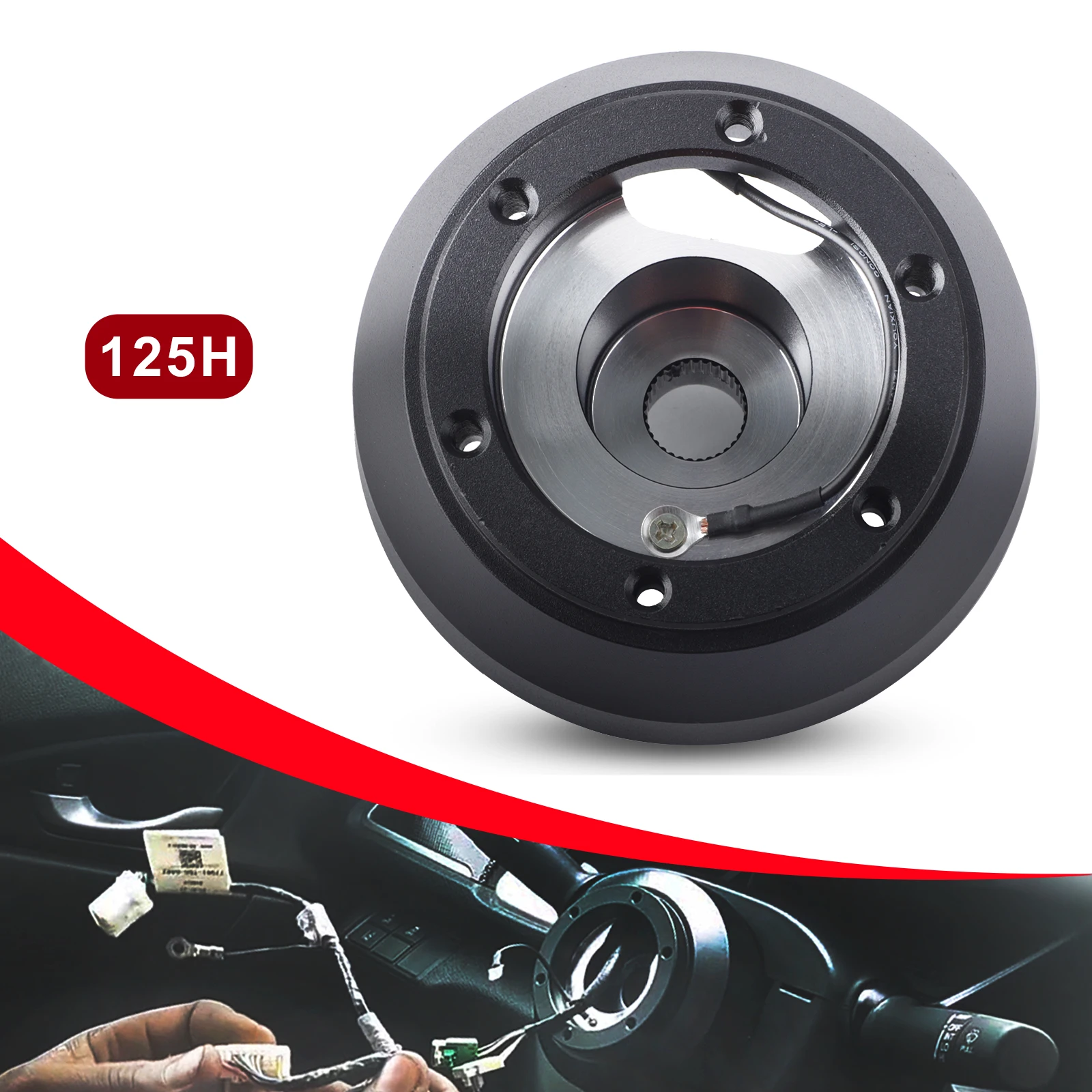 Короткий адаптер ступицы рулевого колеса 125H, комплект быстросъемных болтов для Scion FR-S Subaru BRZ Toyota Camry, цвет алюминиевый материал
Короткий адаптер ступицы рулевого колеса 125H, комплект быстросъемных болтов для Scion FR-S Subaru BRZ Toyota Camry, цвет алюминиевый материал