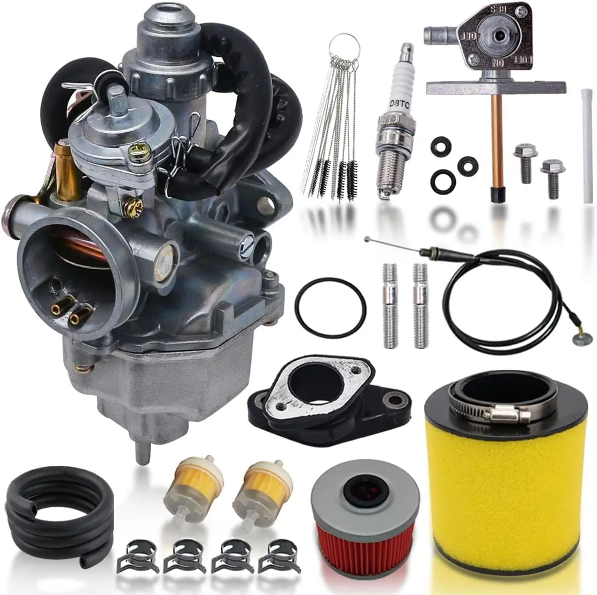 Recon 250 Carburetor Kit Compatible with TRX 250 Fourtrax TRX250 TRX250TE TRX250TM TRX250EX TRX250ES TRX250ER 1997-2001 2002-200
Recon 250 Carburetor Kit Compatible with TRX 250 Fourtrax TRX250 TRX250TE TRX250TM TRX250EX TRX250ES TRX250ER 1997-2001 2002-200