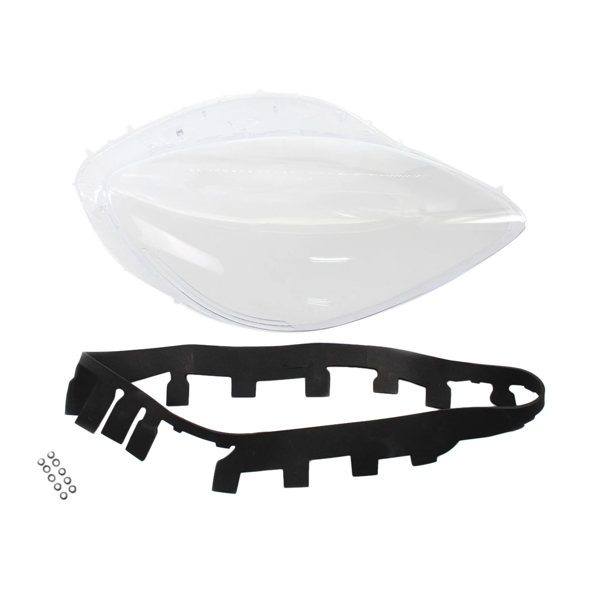 Right Headlight Lens Covers for Chevrolet C6 Corvette 2005-2013 with Black Trim Gaskets Seal Kit & 10Pcs Fix Nut
Right Headlight Lens Covers for Chevrolet C6 Corvette 2005-2013 with Black Trim Gaskets Seal Kit & 10Pcs Fix Nut