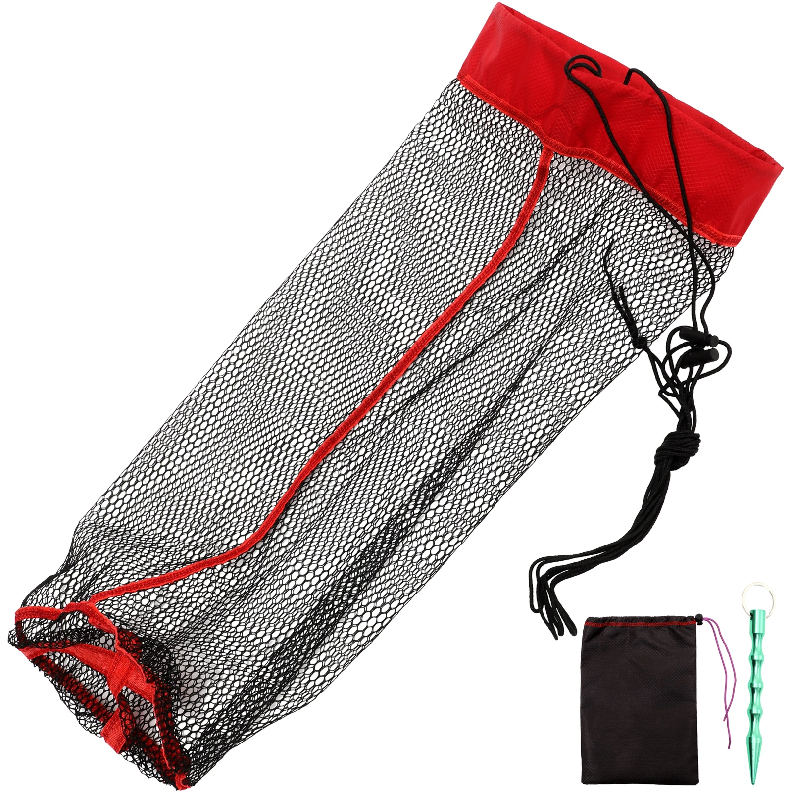 Portable 0.8m Fishing Net Bag Aluminum Ground Stake Drawstring Easy Storage Foldable Fish Bag Bait Netting Lightweight for Wild
Portable 0.8m Fishing Net Bag Aluminum Ground Stake Drawstring Easy Storage Foldable Fish Bag Bait Netting Lightweight for Wild