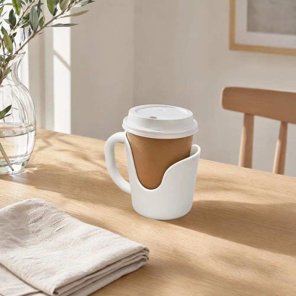 3D Printed Anti-Scalding Coasters,Coffee Cup Holder with Handle, Durable Compact Size Coaster for Disposable Paper Cups
3D Printed Anti-Scalding Coasters,Coffee Cup Holder with Handle, Durable Compact Size Coaster for Disposable Paper Cups