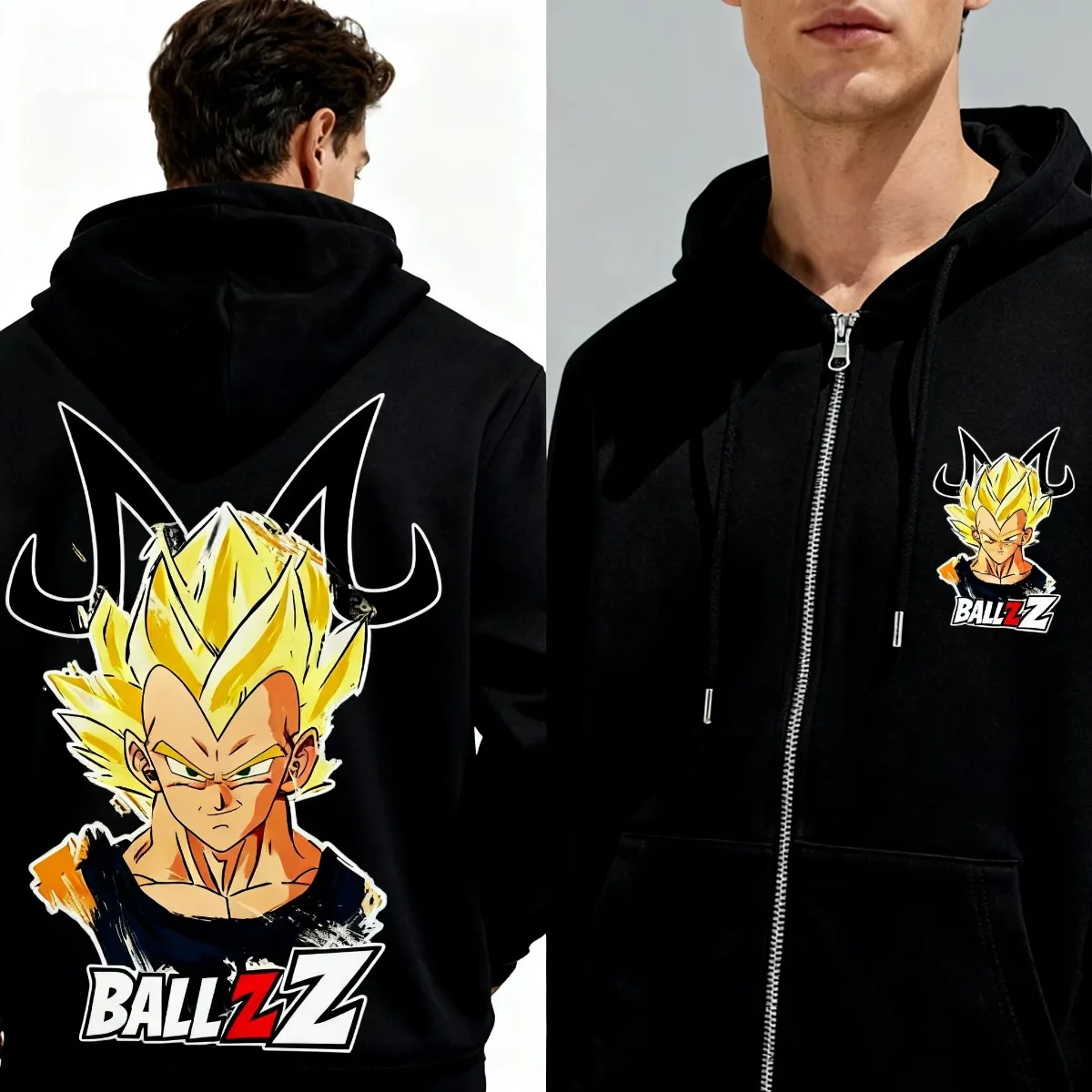 Bandai Черная толстовка на молнии Мужская хлопковая куртка Dragon Ball Графическая теплая флисовая подкладка Осенне-зимняя одежда для городских прогулок
Bandai Черная толстовка на молнии Мужская хлопковая куртка Dragon Ball Графическая теплая флисовая подкладка Осенне-зимняя одежда для городских прогулок
