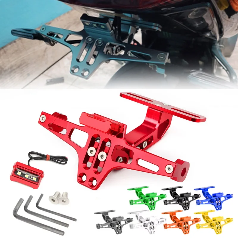 Motorcycle Rear License Plate Mount Holder Turn Signal Lights For Kawasaki Z750 Z800 Honda Yamaha MT07 MT09 MT10 R1 Accessores
Motorcycle Rear License Plate Mount Holder Turn Signal Lights For Kawasaki Z750 Z800 Honda Yamaha MT07 MT09 MT10 R1 Accessores