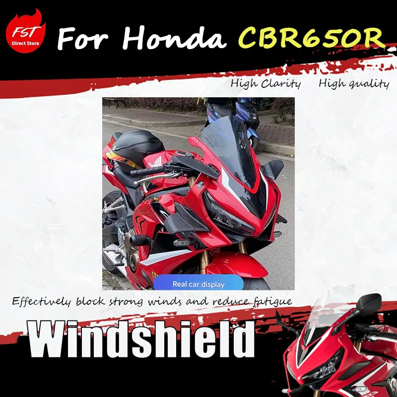 For Honda CBR650R Motorcycle Racing Windshield Windscreen Wind Deflector Protector Fairing Modified Accessories
For Honda CBR650R Motorcycle Racing Windshield Windscreen Wind Deflector Protector Fairing Modified Accessories
