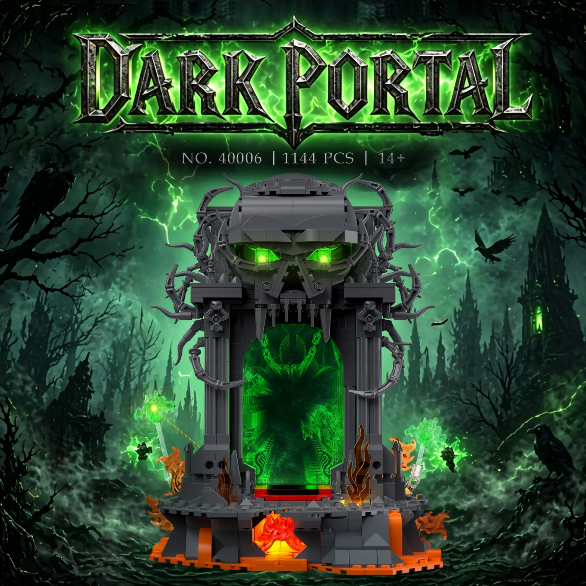 1108pcs Dark Portal Building Blocks Desktop Decoration Weird Gate Creative Horror Ornament Bricks Toys for Adults Halloween Gift
1108pcs Dark Portal Building Blocks Desktop Decoration Weird Gate Creative Horror Ornament Bricks Toys for Adults Halloween Gift
