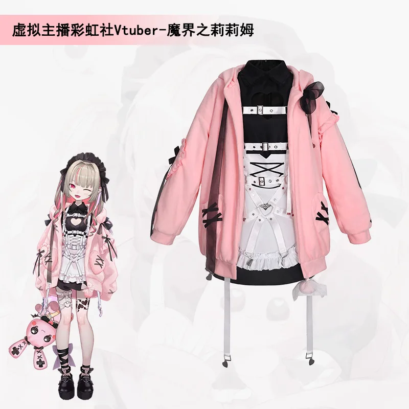 Anime Inspired Virtual Idol Cosplay Costume for Women, Cute Demon Theme Outfit Halloween Party Role Play Dress
Anime Inspired Virtual Idol Cosplay Costume for Women, Cute Demon Theme Outfit Halloween Party Role Play Dress