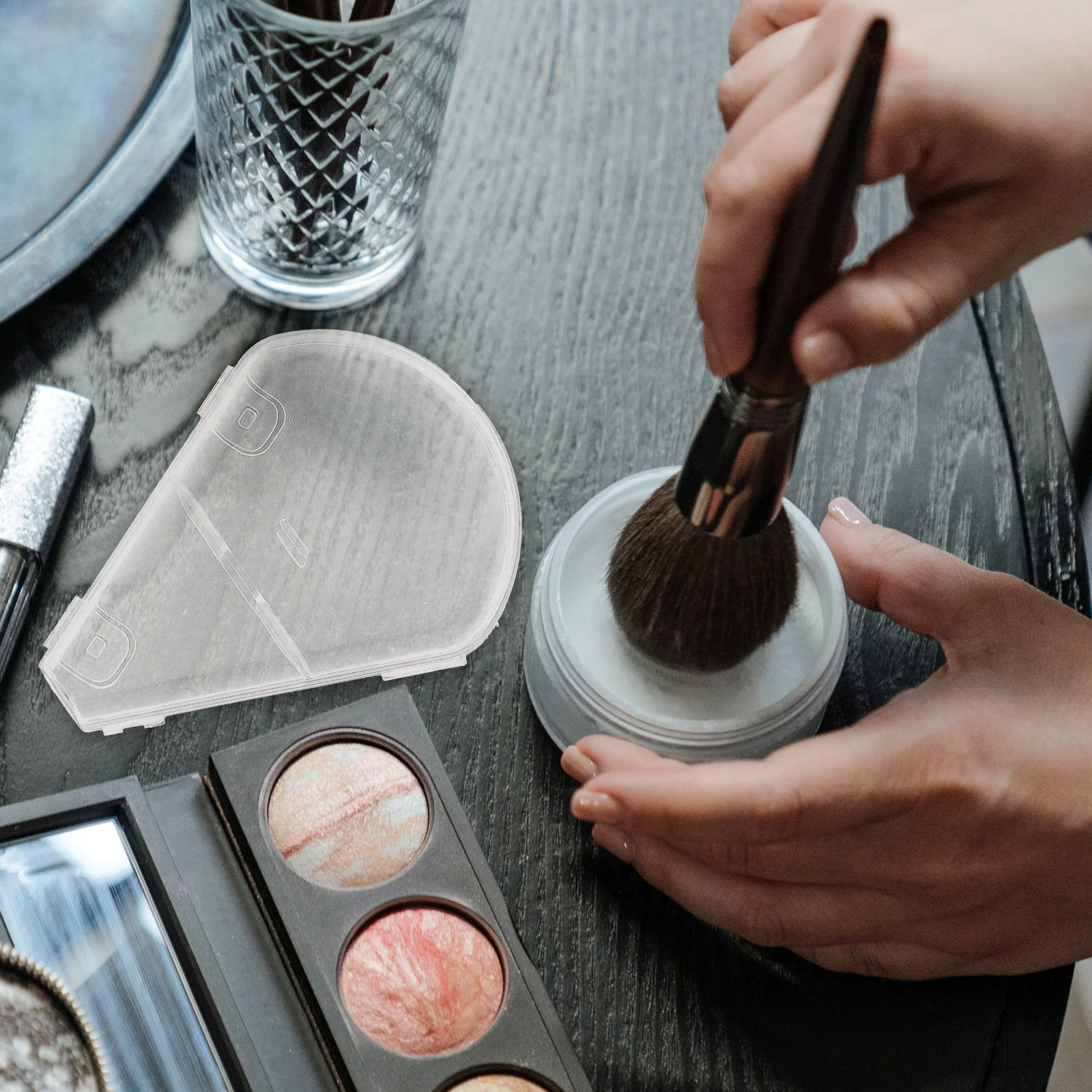 10pcs Fan Cover Plastic Makeup Protector Clear Makeup Brush Head Case Brush Case For Travel Outdoor Use
10pcs Fan Cover Plastic Makeup Protector Clear Makeup Brush Head Case Brush Case For Travel Outdoor Use