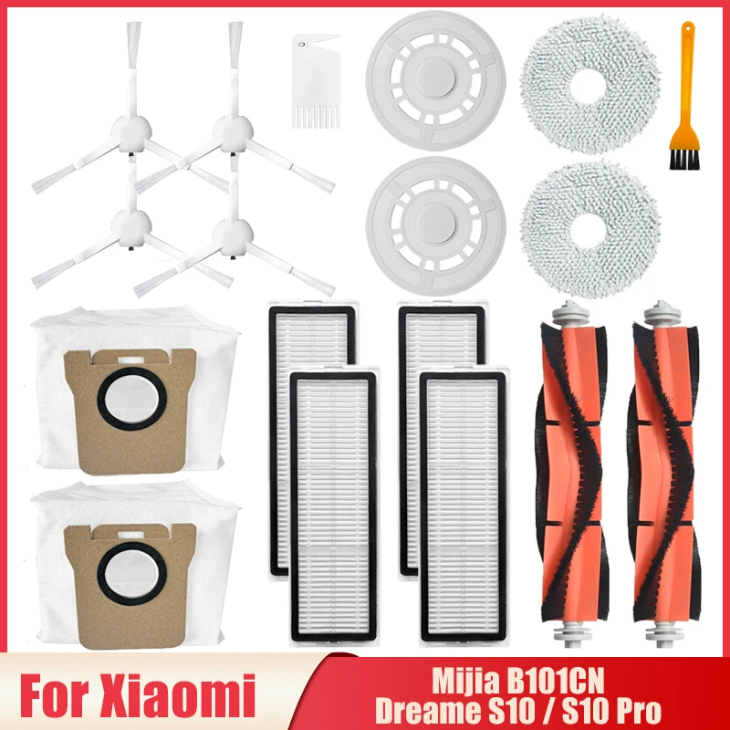 Пылесборник для Xiaomi Mijia B101CN Dreame S10/S10 Pro, насадка на швабру, запчасти для пылесоса, основная боковая щетка, Hepa фильтр, аксессуары
Пылесборник для Xiaomi Mijia B101CN Dreame S10/S10 Pro, насадка на швабру, запчасти для пылесоса, основная боковая щетка, Hepa фильтр, аксессуары