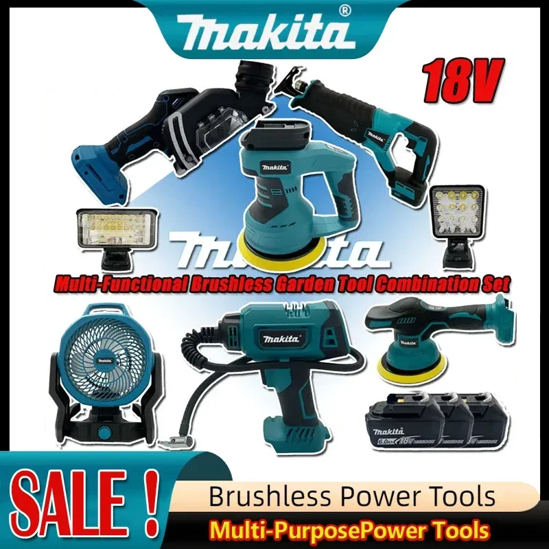 Makita Brushless Cordless Electric Impact Hammer Drill Angle Grinder Electric Circular Saw Combo Kits Power for 18v Battery
Makita Brushless Cordless Electric Impact Hammer Drill Angle Grinder Electric Circular Saw Combo Kits Power for 18v Battery