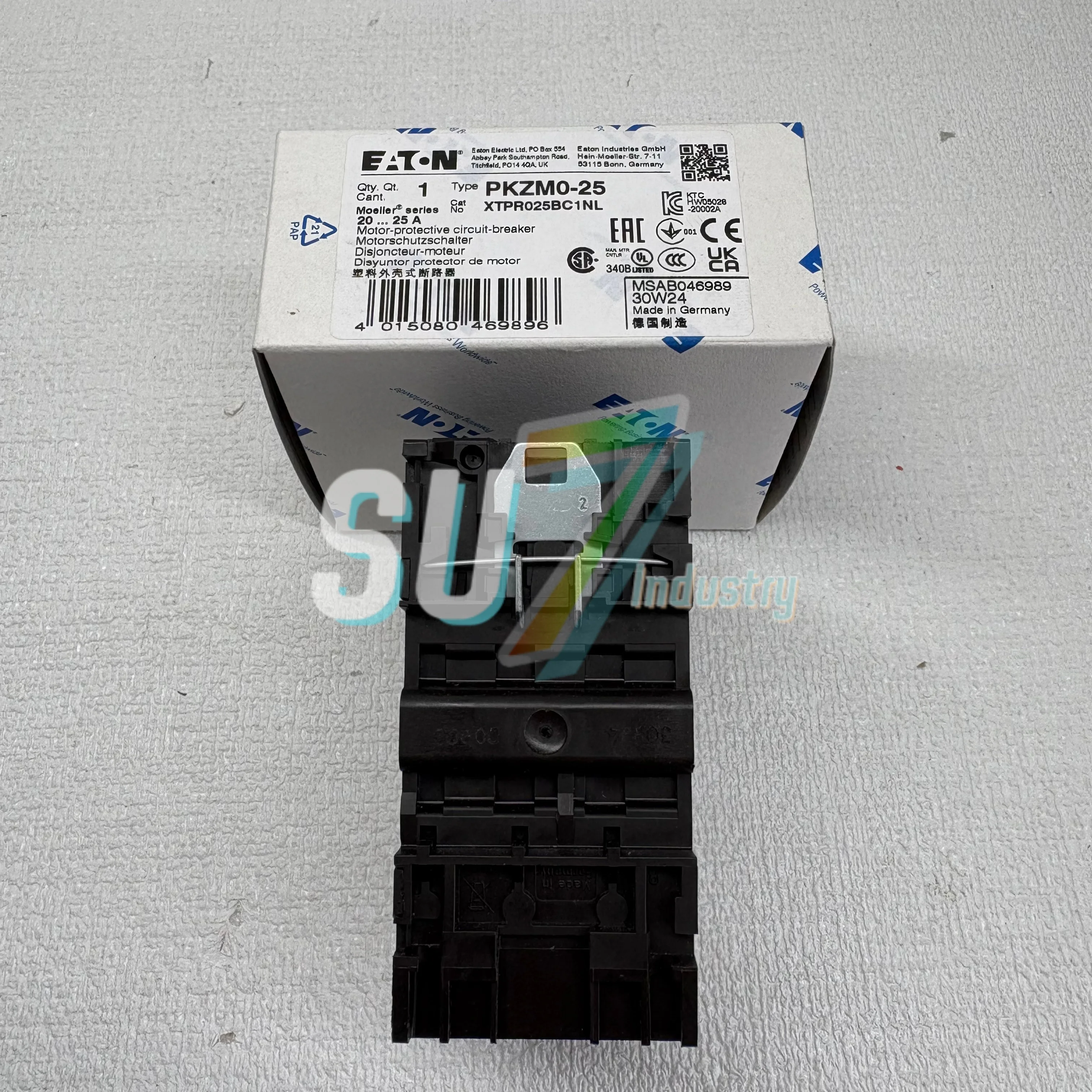 PKZM0-25 XTPR025BC1NL Motor protector 100%NEW
PKZM0-25 XTPR025BC1NL Motor protector 100%NEW