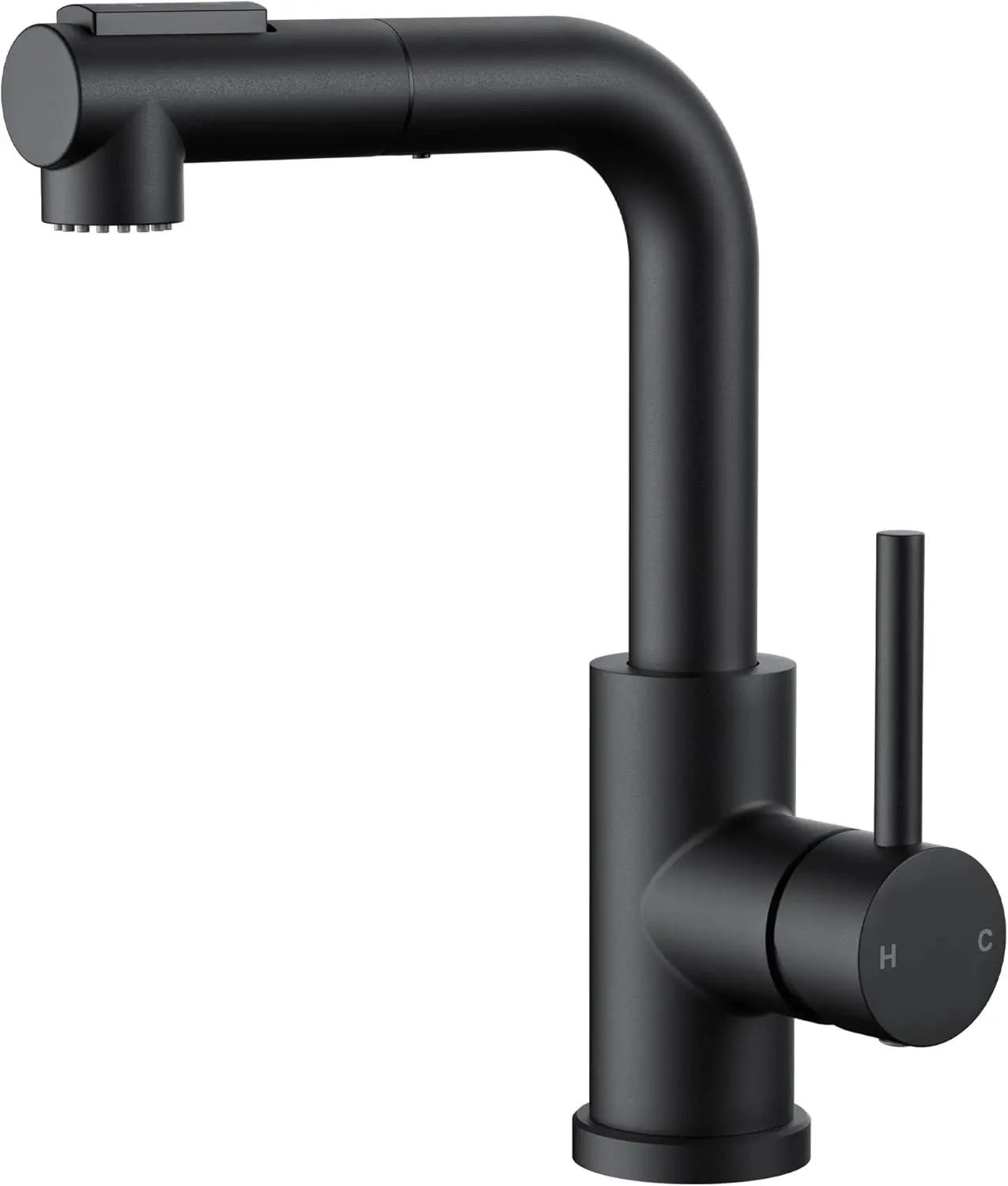 Modern Black Bar Sink Faucet, Stainless Steel Single Handle Small Pre Kitchen Sink Faucet with Pull Out Sprayer, 360° Sw
Modern Black Bar Sink Faucet, Stainless Steel Single Handle Small Pre Kitchen Sink Faucet with Pull Out Sprayer, 360° Sw