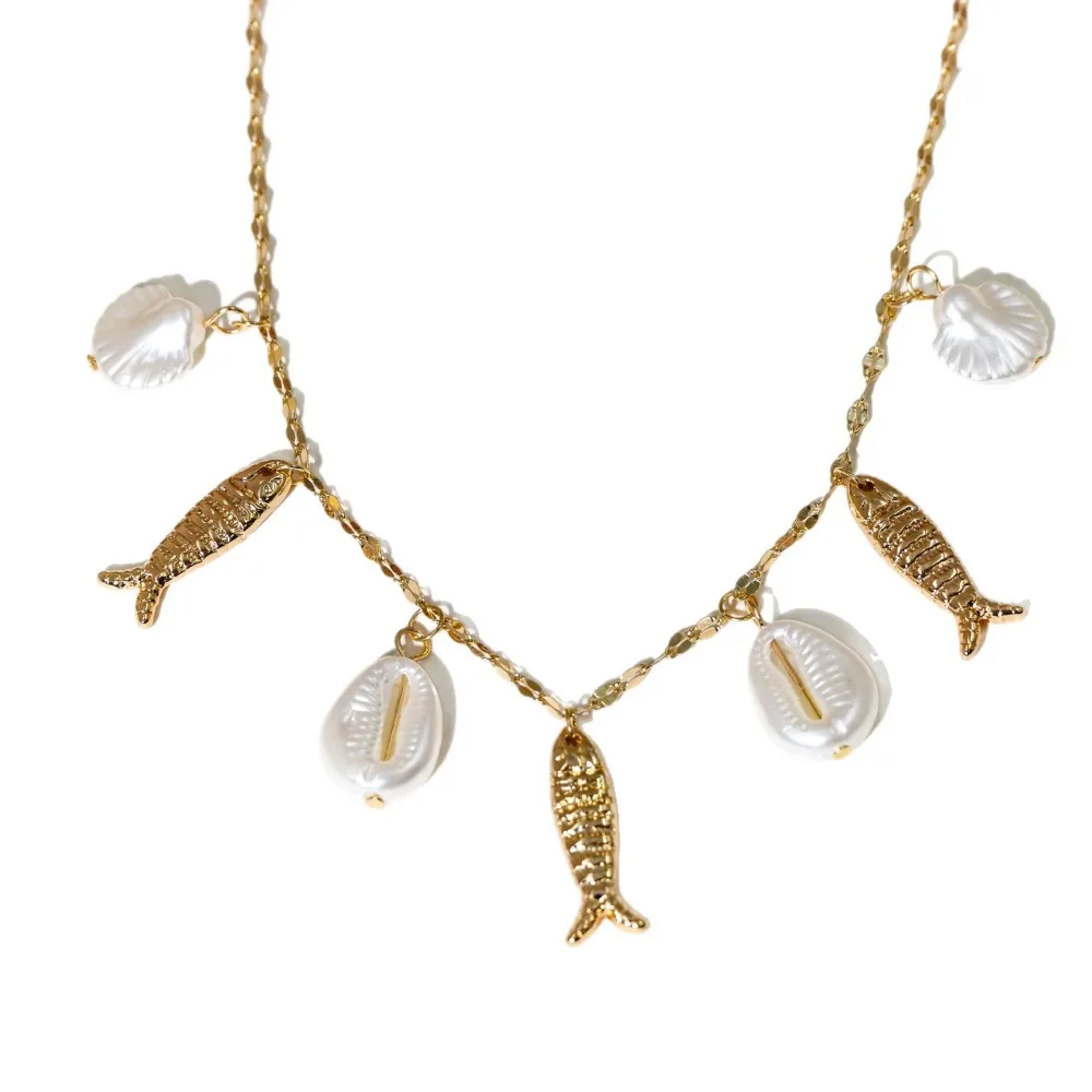 New Arrival Ocean Series Resin Shells, Starfish, Conches, Small Fish Necklaces for Women Niche Popular Jewelry Holiday Style
New Arrival Ocean Series Resin Shells, Starfish, Conches, Small Fish Necklaces for Women Niche Popular Jewelry Holiday Style
