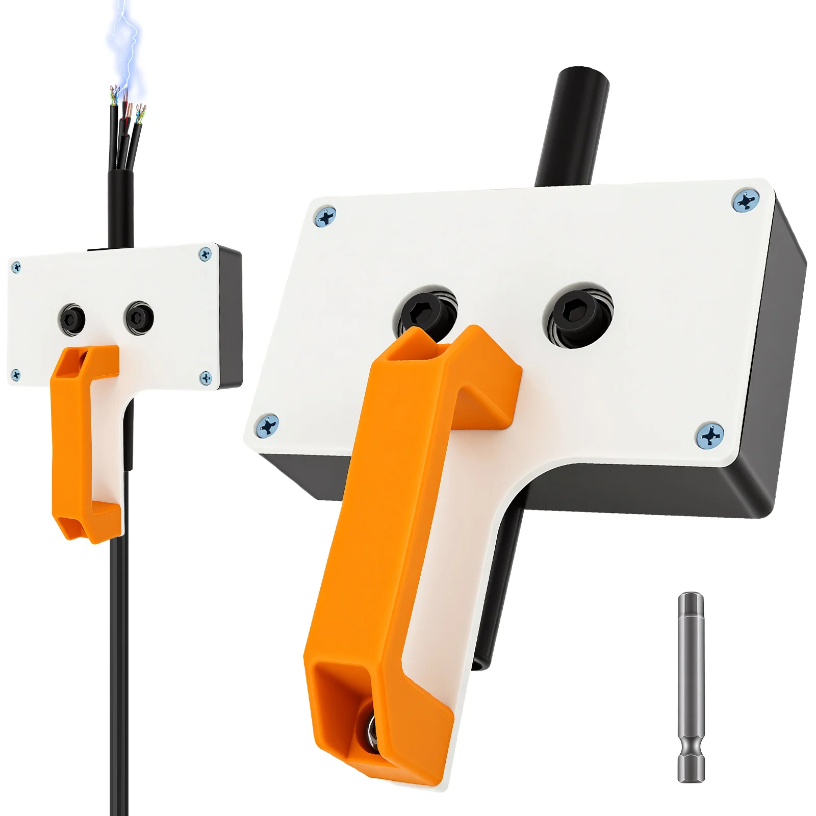 Electrician Wire Puller Tool with Hex Shank Cable Puller for Conduit Wire Fishing Tool for Wall Fits Up to 0.3 Inch Cable
Electrician Wire Puller Tool with Hex Shank Cable Puller for Conduit Wire Fishing Tool for Wall Fits Up to 0.3 Inch Cable