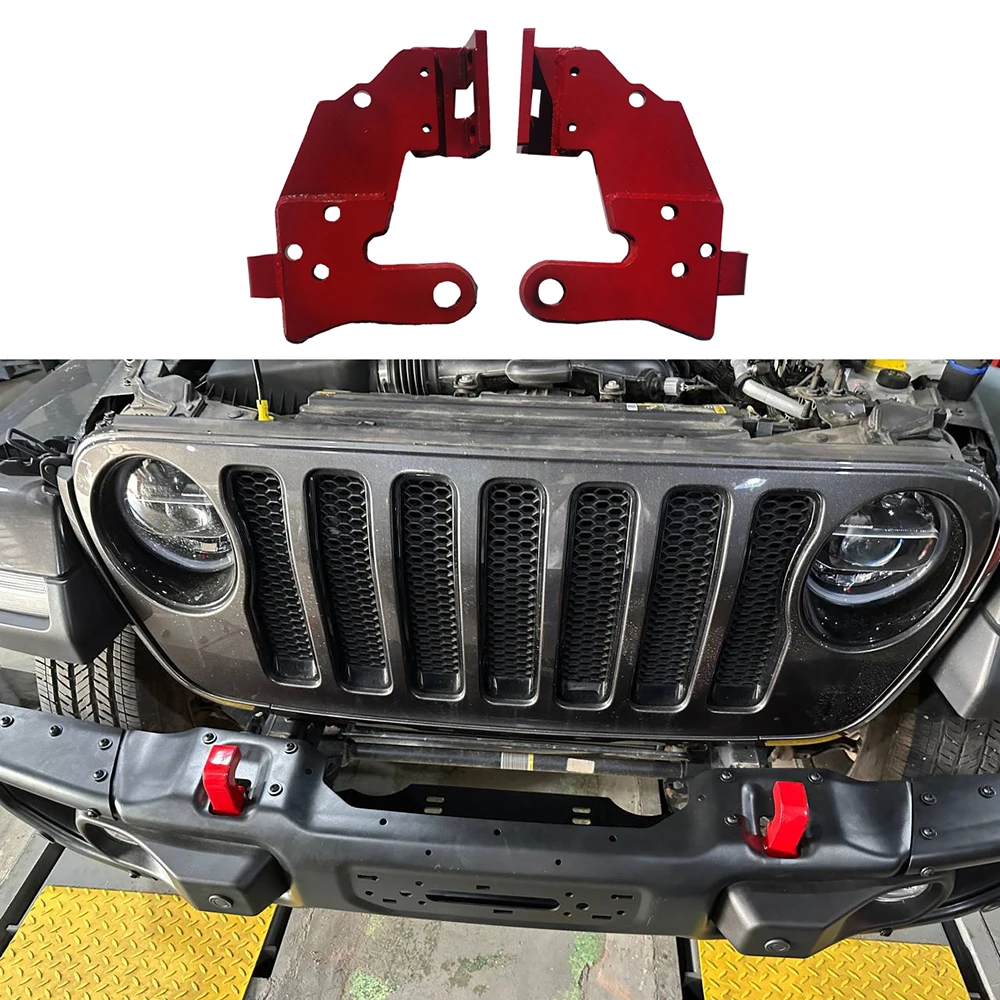 Lantsun JL1262 Towing Hook for Front Bumper Steel Reinforcing Drag Hooks for Jeep for Wrangler JL2018+, 1-Pair
Lantsun JL1262 Towing Hook for Front Bumper Steel Reinforcing Drag Hooks for Jeep for Wrangler JL2018+, 1-Pair