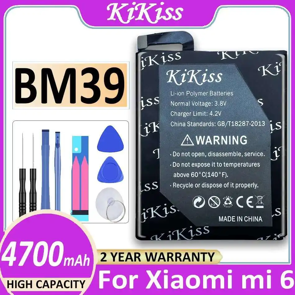 Аккумулятор мобильного телефона для Xiaomi MI 6 mi6 BM39, замена премиум-класса, 4700 мАч, быстрая зарядка
Аккумулятор мобильного телефона для Xiaomi MI 6 mi6 BM39, замена премиум-класса, 4700 мАч, быстрая зарядка