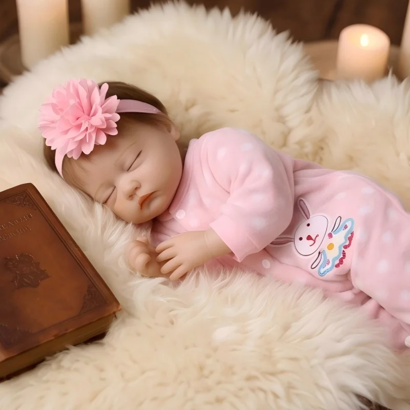 Lifelike Reborn Baby Doll 20 Inch | Soft Cloth Weight Body, 3D Painted Skin With Veins | Ultra Realistic Newborn Infant Toy Christmas, Birthday Gifts.
Lifelike Reborn Baby Doll 20 Inch | Soft Cloth Weight Body, 3D Painted Skin With Veins | Ultra Realistic Newborn Infant Toy Christmas, Birthday Gifts.
