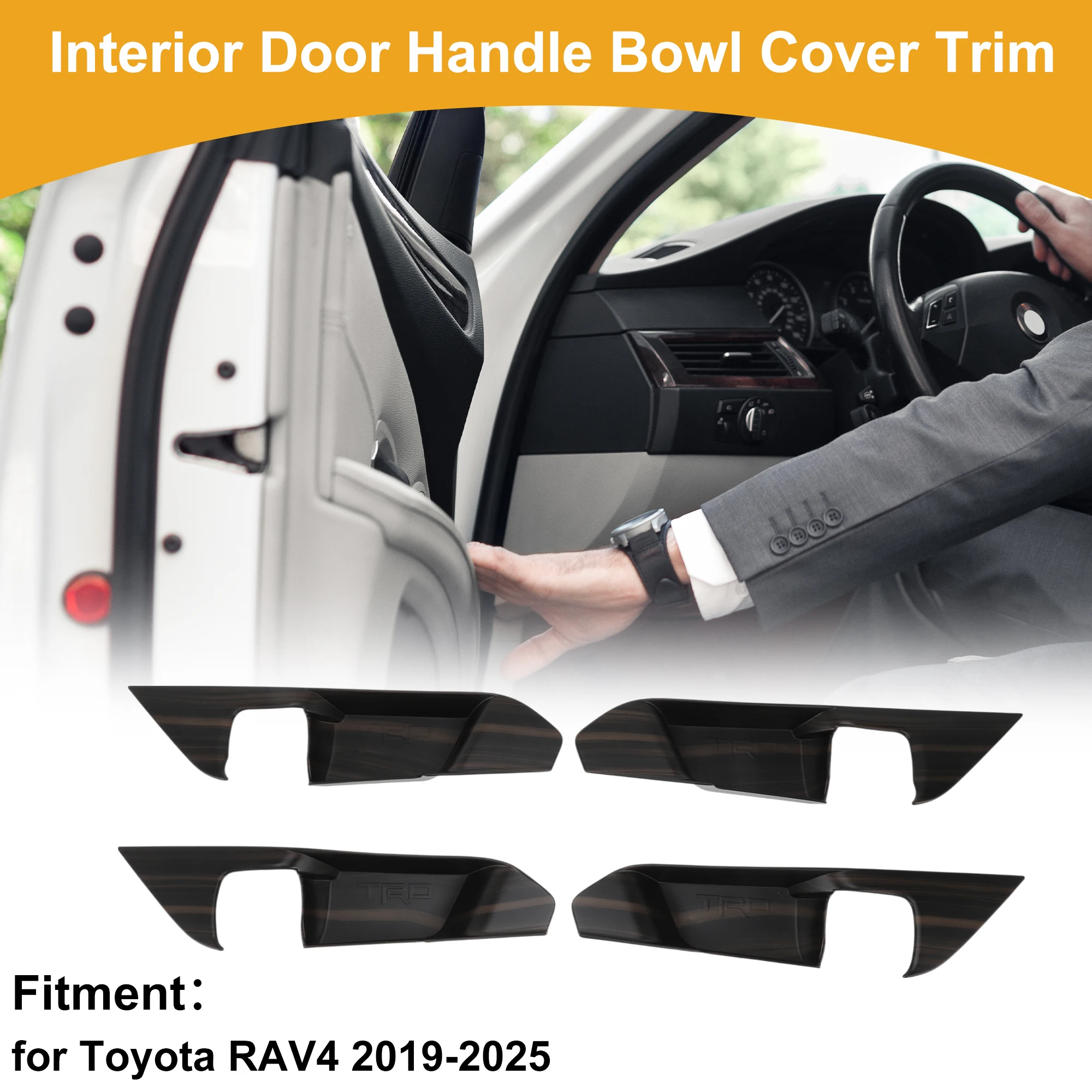 UXCELL Interior Door Handle Bowl Cover Trim for Toyota RAV4 2019-2025 Mahogany Brown
UXCELL Interior Door Handle Bowl Cover Trim for Toyota RAV4 2019-2025 Mahogany Brown