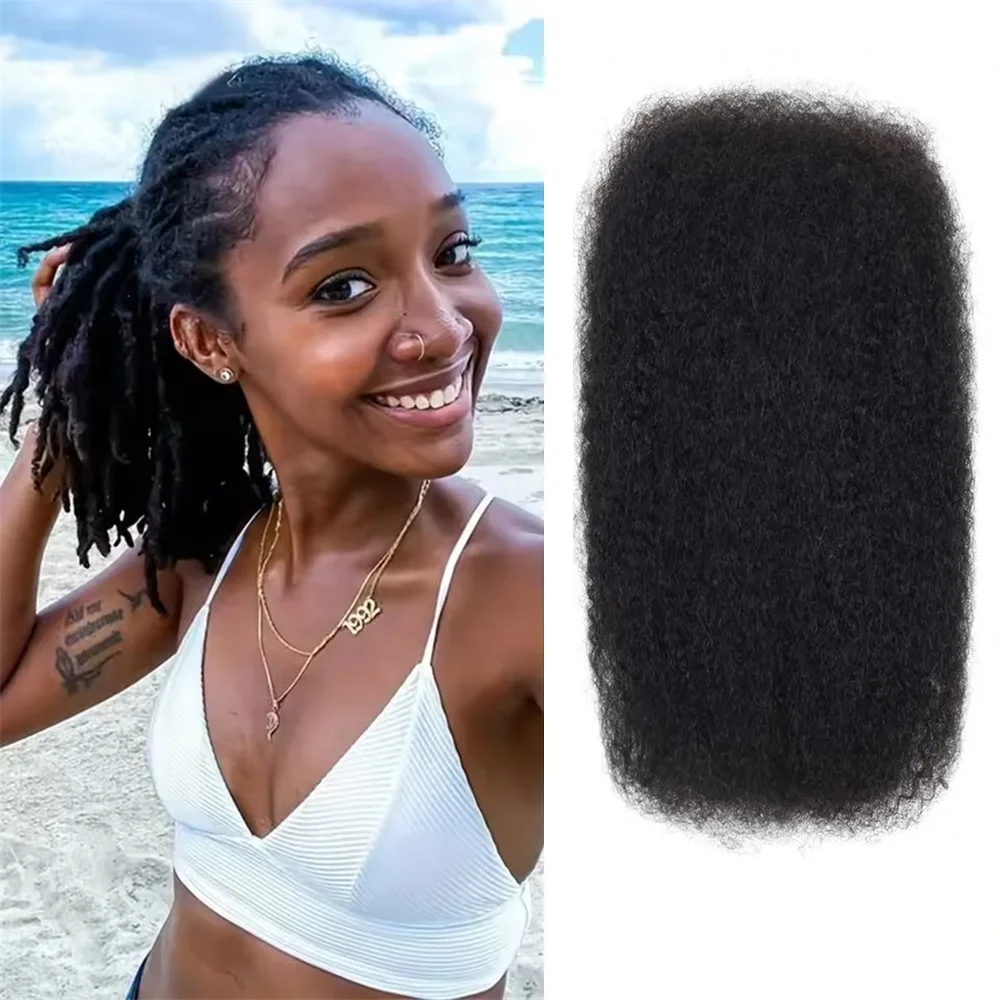 Афро-кудрявые вьющиеся 50 г/шт., объемные человеческие волосы для плетения, вьющиеся волосы для наращивания, бразильские волосы для создания наращивания дредов
Афро-кудрявые вьющиеся 50 г/шт., объемные человеческие волосы для плетения, вьющиеся волосы для наращивания, бразильские волосы для создания наращивания дредов