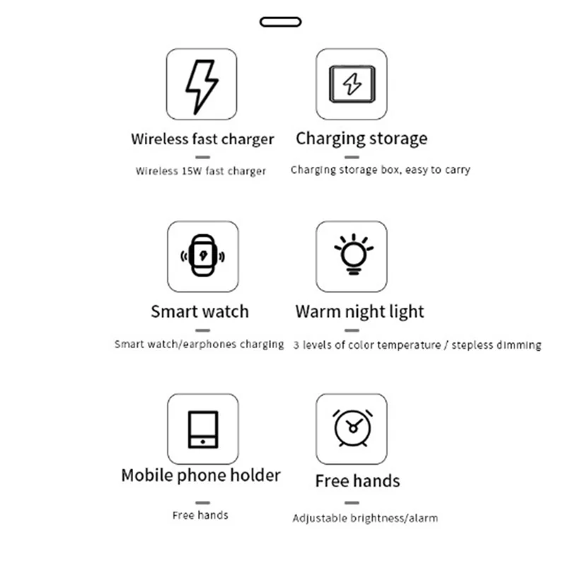 Wireless Charger 4 in 1 Fast Charging Station with Digital Alarm Clock Night Light Compatible Watch,Dark Green
Wireless Charger 4 in 1 Fast Charging Station with Digital Alarm Clock Night Light Compatible Watch,Dark Green