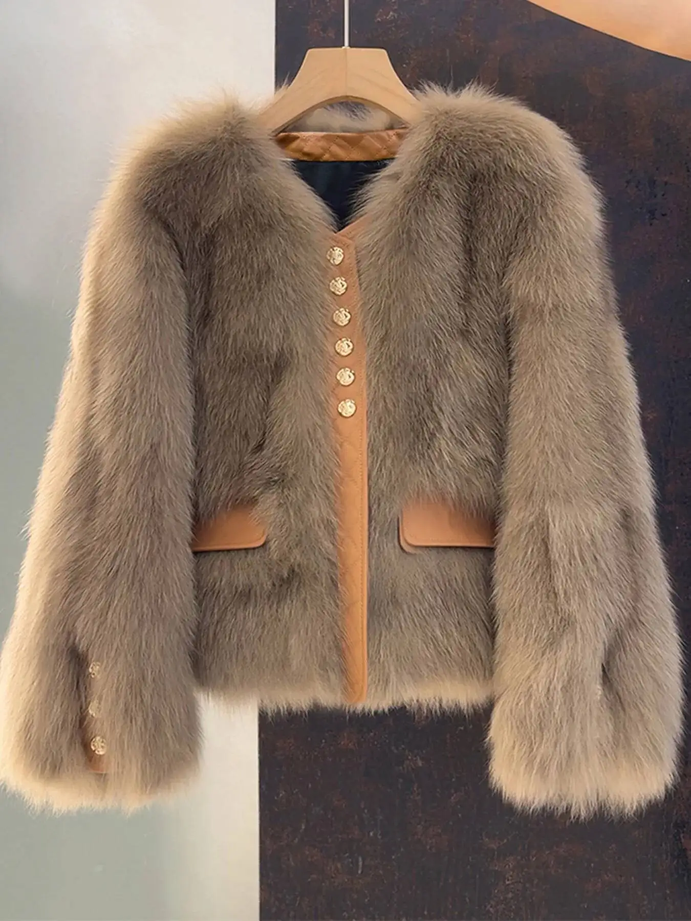 Faux Fur In Bright Pink Coats Womens Strip Straight Office Elderly Furry Outwear Chic Round Neck Collarless Fall Fashionable
Faux Fur In Bright Pink Coats Womens Strip Straight Office Elderly Furry Outwear Chic Round Neck Collarless Fall Fashionable