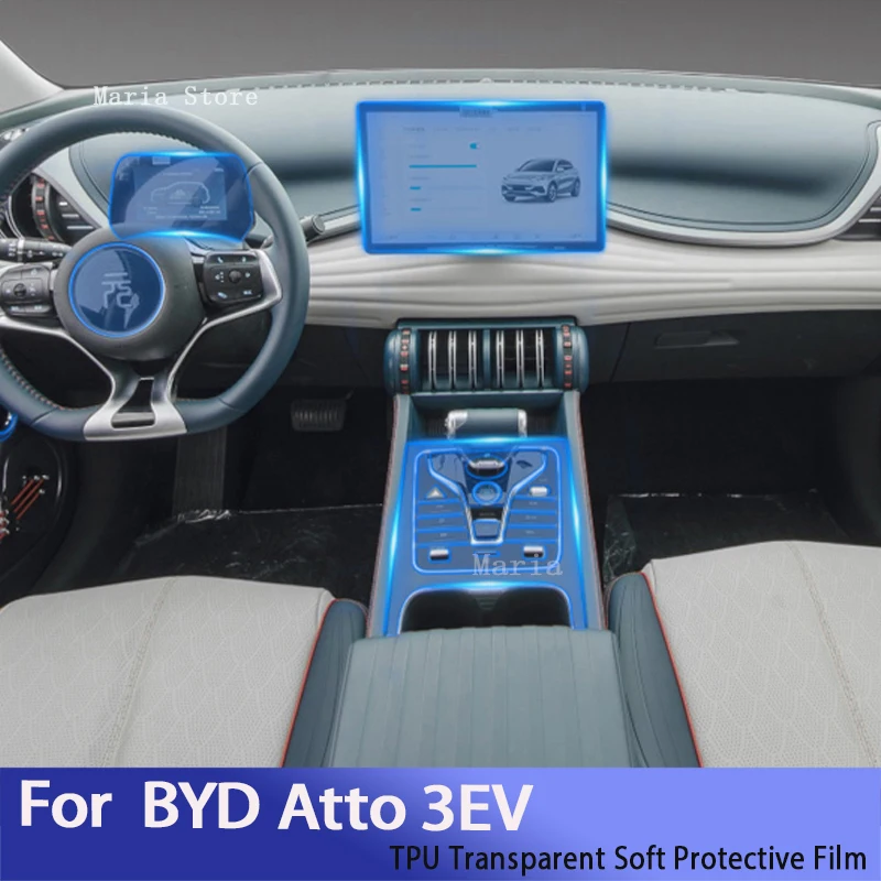 Прозрачная защитная пленка для салона автомобиля BYD Atto 3EV(2021-2022) защитная пленка против царапин аксессуары для ремонта
Прозрачная защитная пленка для салона автомобиля BYD Atto 3EV(2021-2022) защитная пленка против царапин аксессуары для ремонта