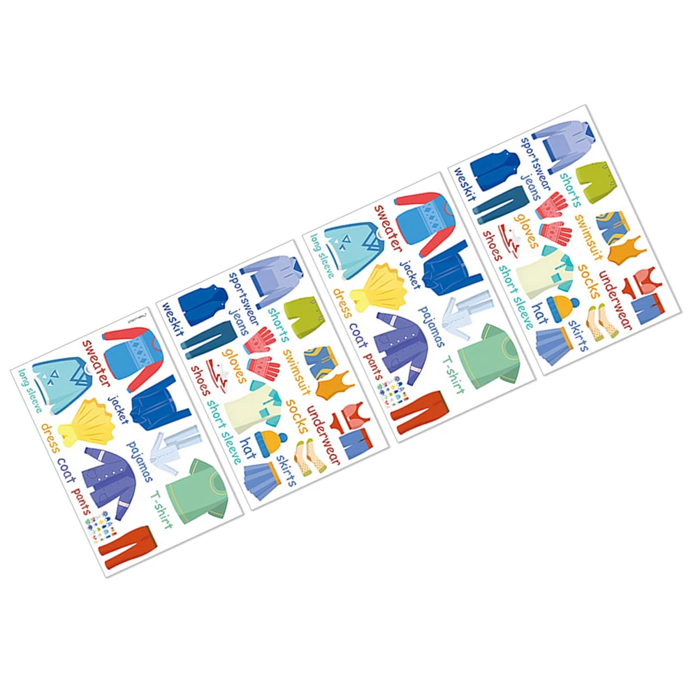 4PCS Wardrobe Labels Adorable Decals for Kids Clothing Classification Easy Application Smooth Surface Compatibility
4PCS Wardrobe Labels Adorable Decals for Kids Clothing Classification Easy Application Smooth Surface Compatibility