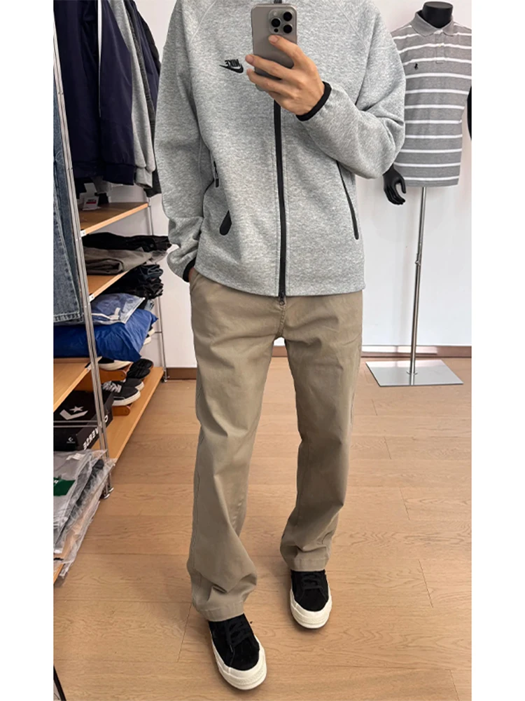 Khaki Slimming Men's Casual Pants Spring Cleanfit Drape Straight Leg American Style Long Leg Casual Trousers
Khaki Slimming Men's Casual Pants Spring Cleanfit Drape Straight Leg American Style Long Leg Casual Trousers