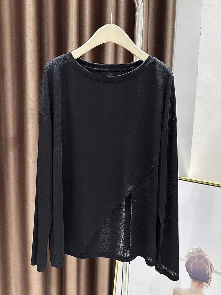 Трикотажная женская тренировочная футболка Long Sve из ледяного шелка, новинка лета, легкий дышащий спортивный топ для танцев Sle Qui Dry
Трикотажная женская тренировочная футболка Long Sve из ледяного шелка, новинка лета, легкий дышащий спортивный топ для танцев Sle Qui Dry